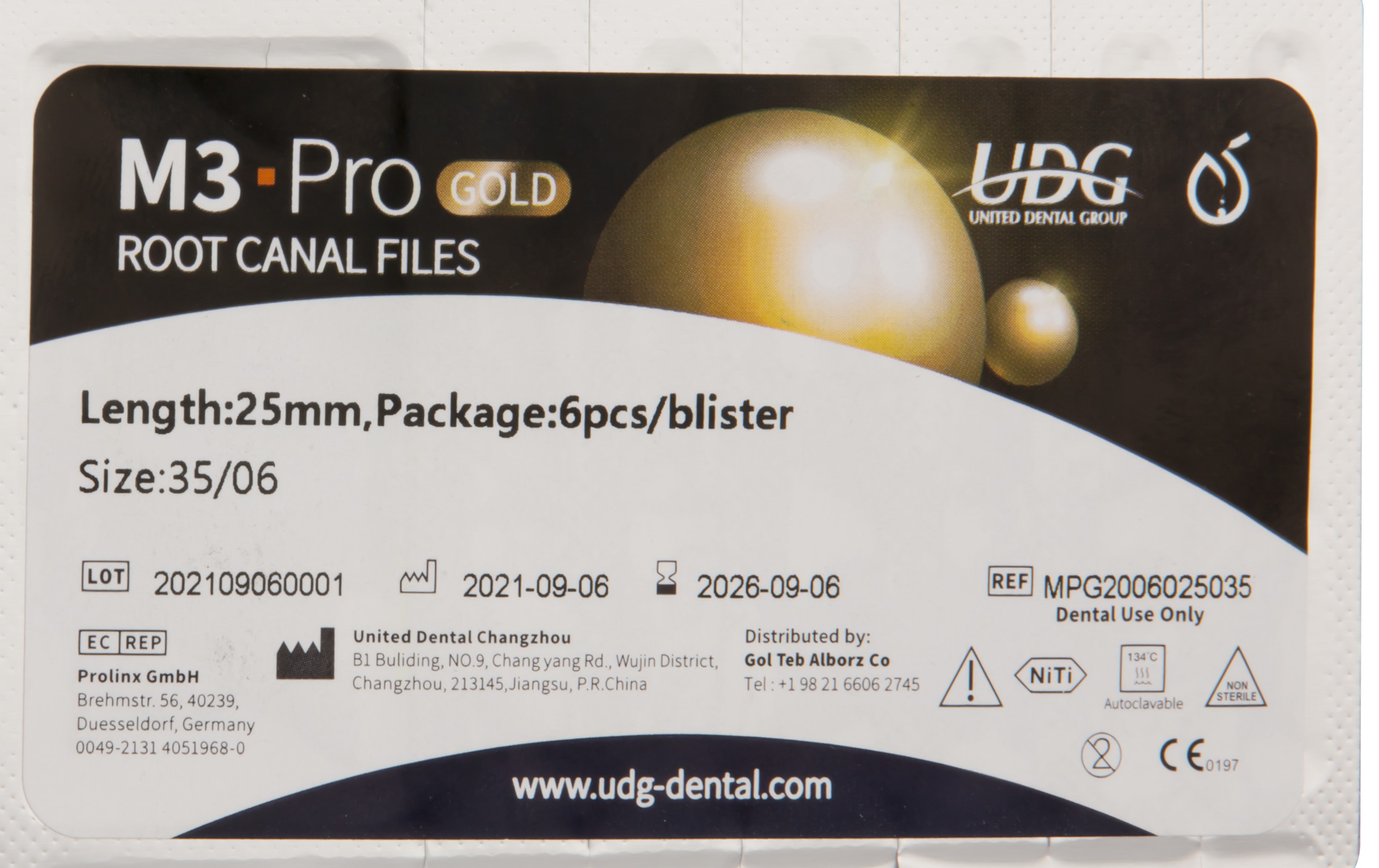فایل روتاری ام تری پرو گلد (%6*35) M3 Pro Gold